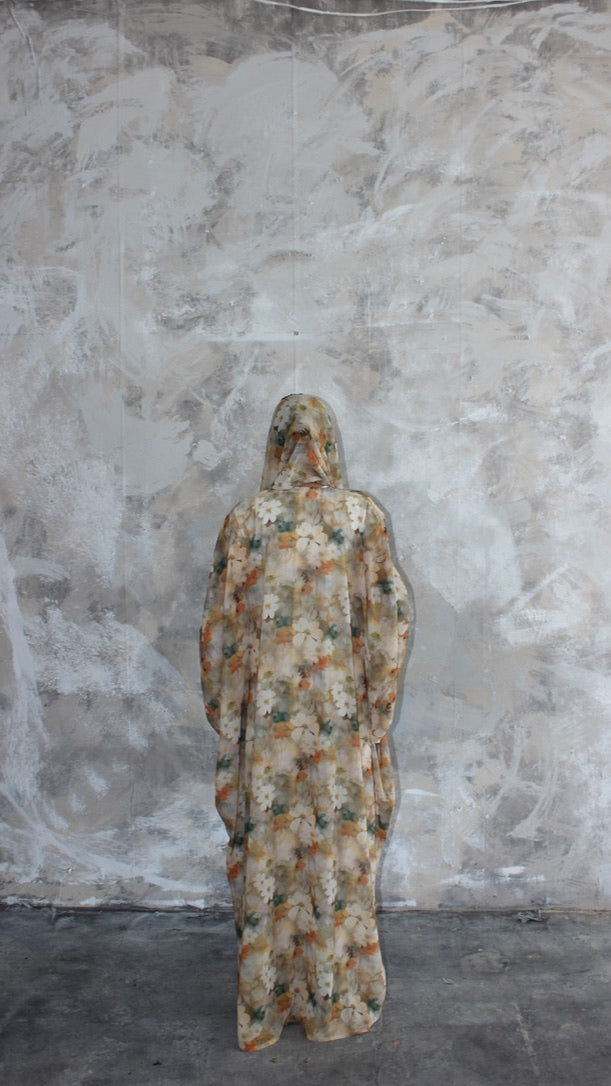 (Pre-Order only ~ shipped after 03 September 2025) Sand Printed Kimono and Scarf Set