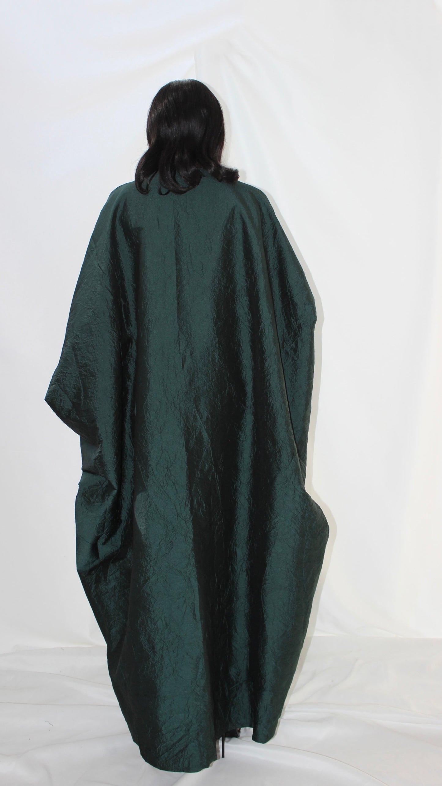 Azina Oversized Dress in Dark Green