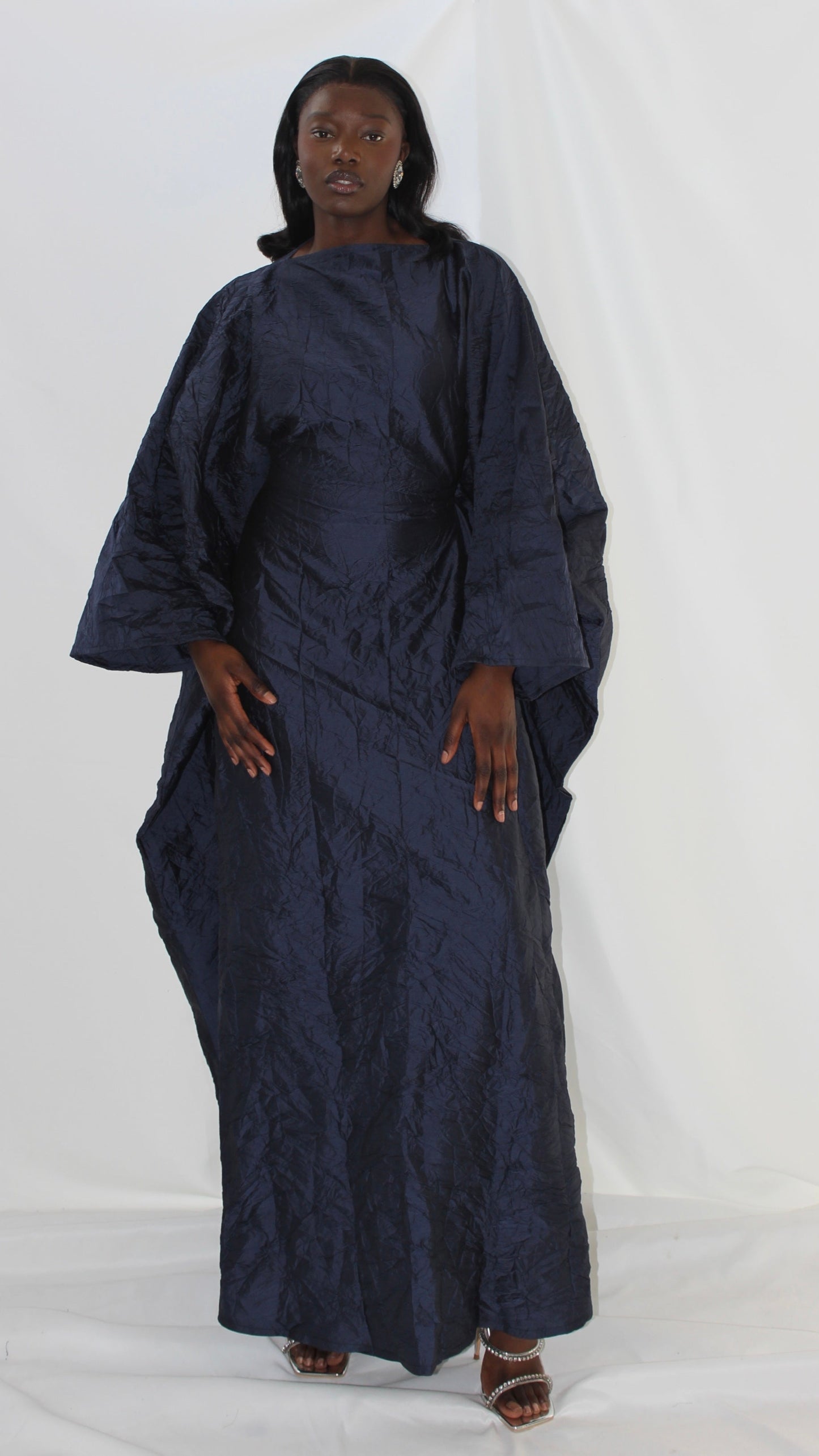 Azina Oversized Dress in Navy