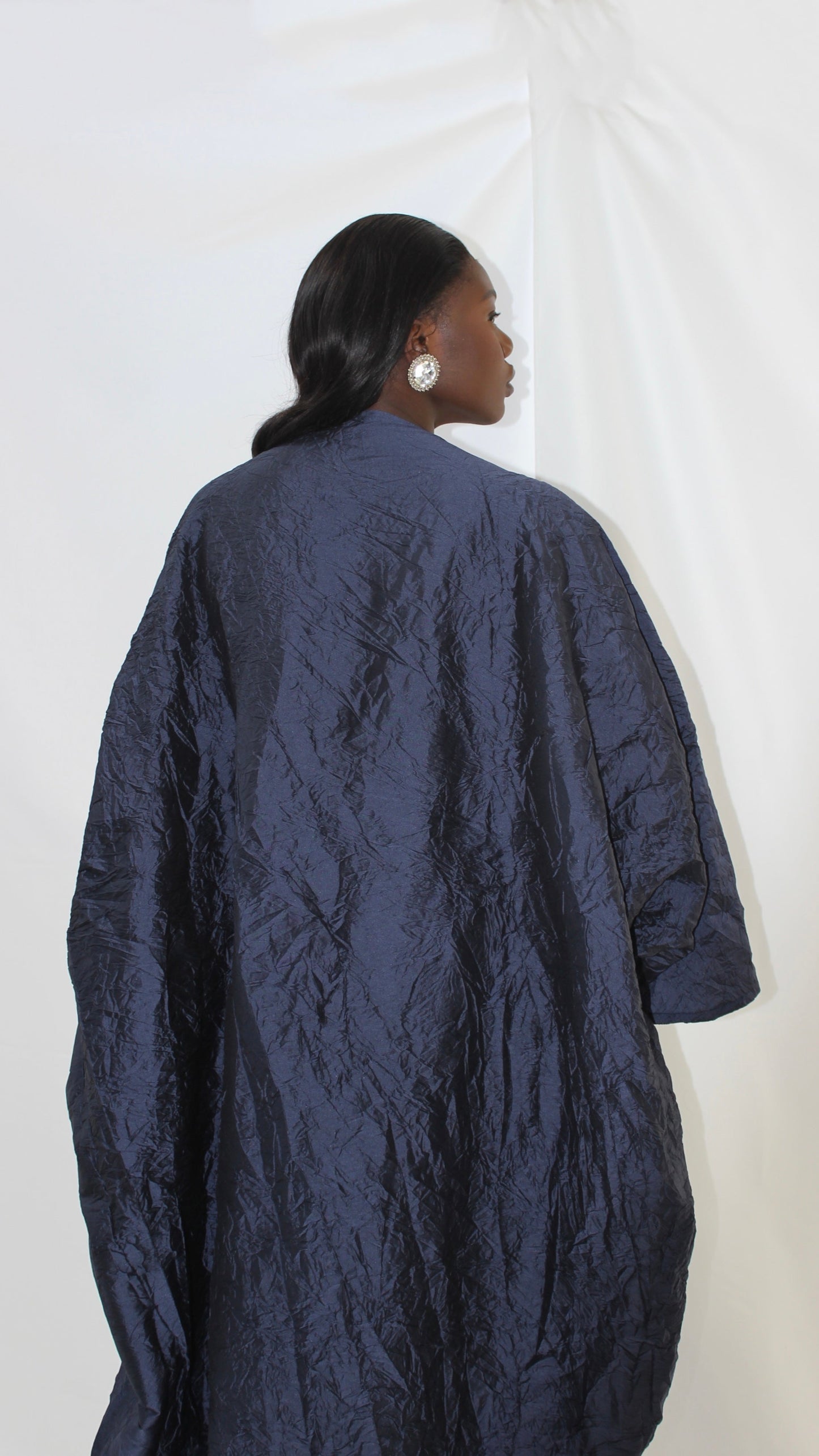 Azina Oversized Dress in Navy