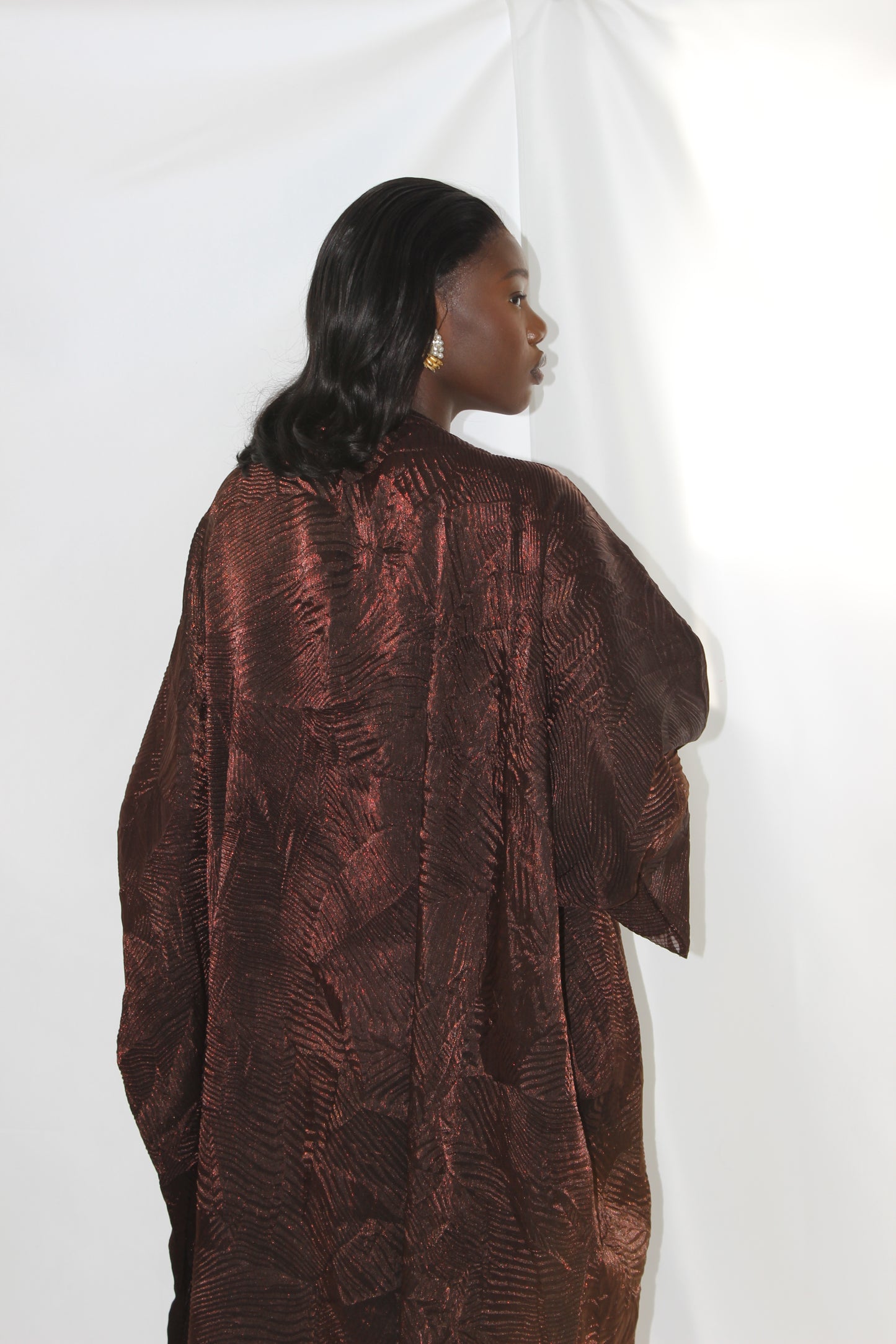 Nene Dress in Brown With Matching Hijab/Scarf