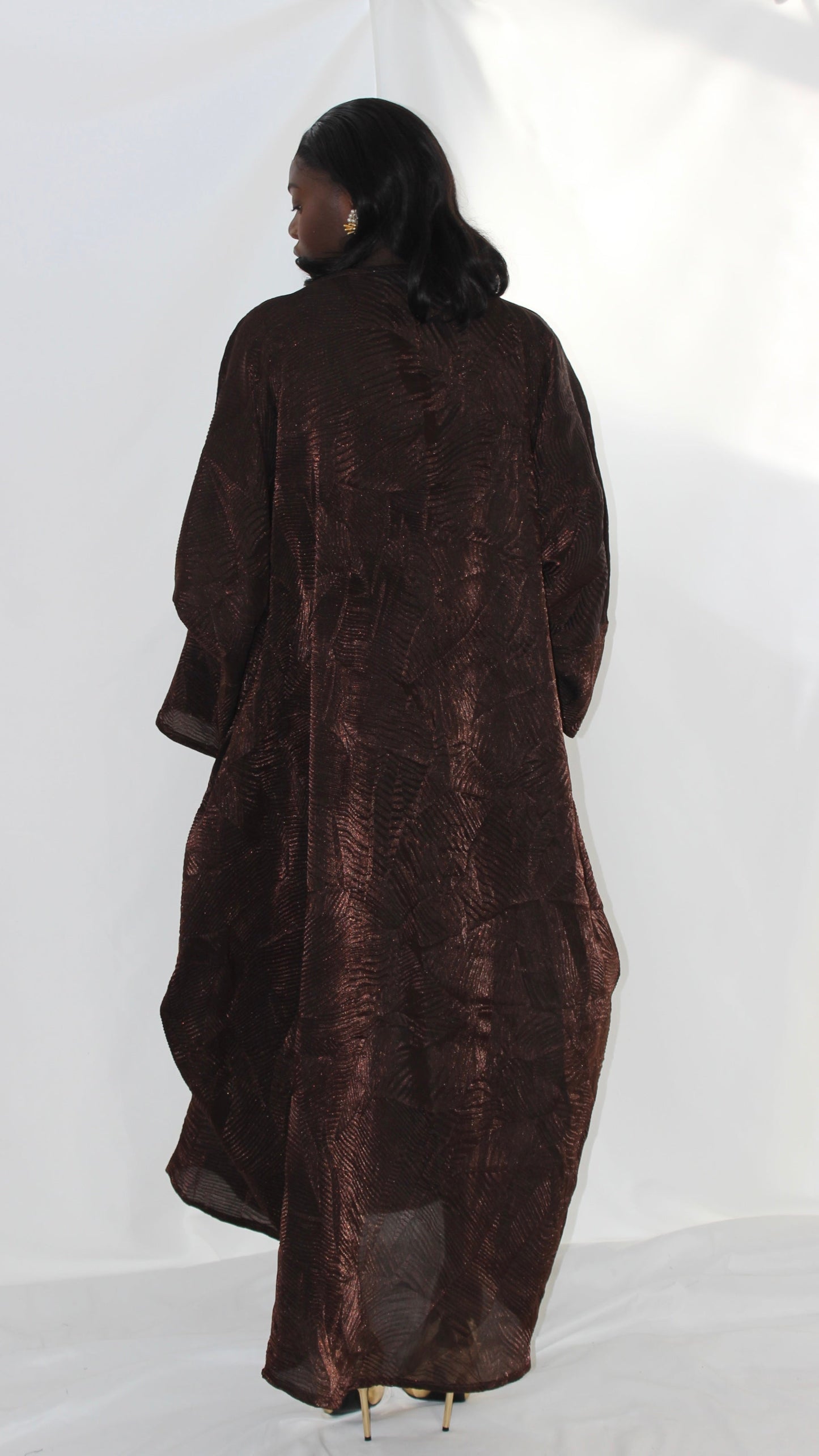 Nene Dress in Brown With Matching Hijab/Scarf