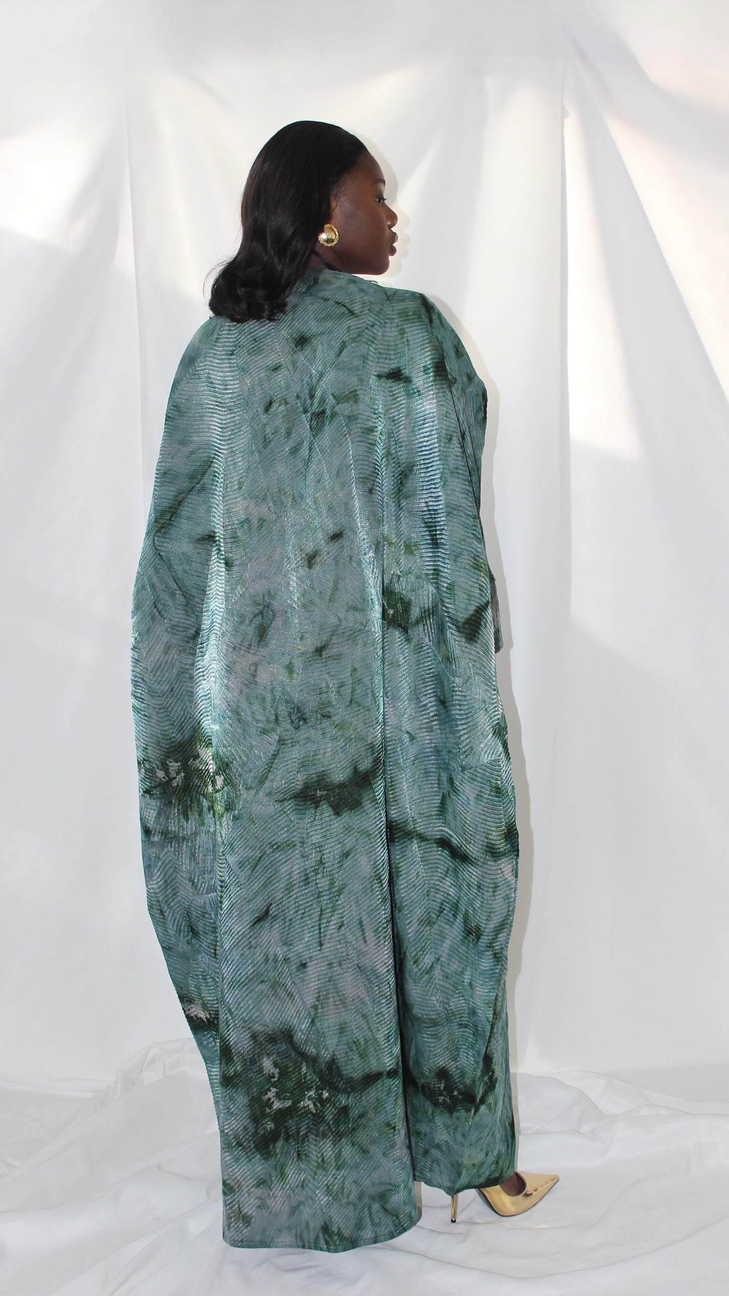 Zyva Dress in Ocean With Matching Hijab/Scarf