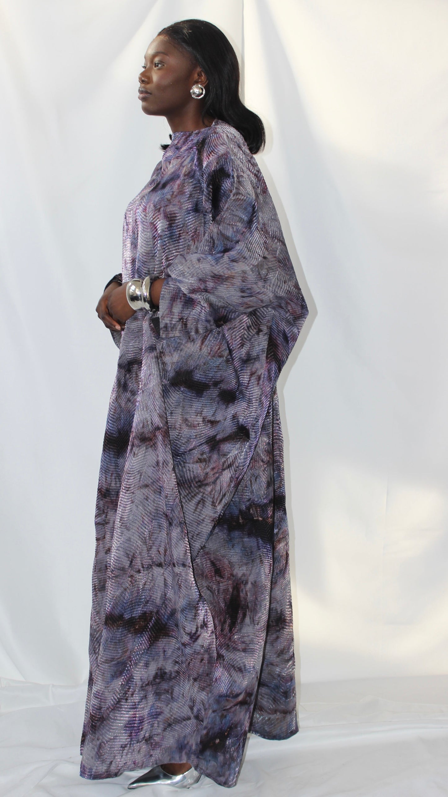 Zyva Dress in Purple With Matching Hijab/Scarf