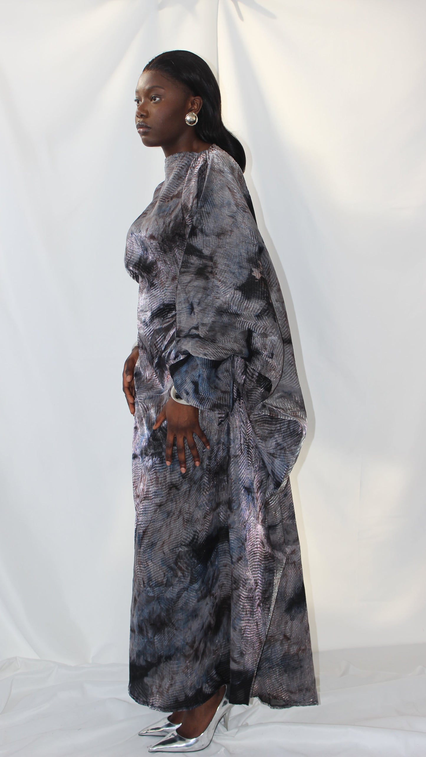 Zyva Dress in Blue With Matching Hijab/Scarf