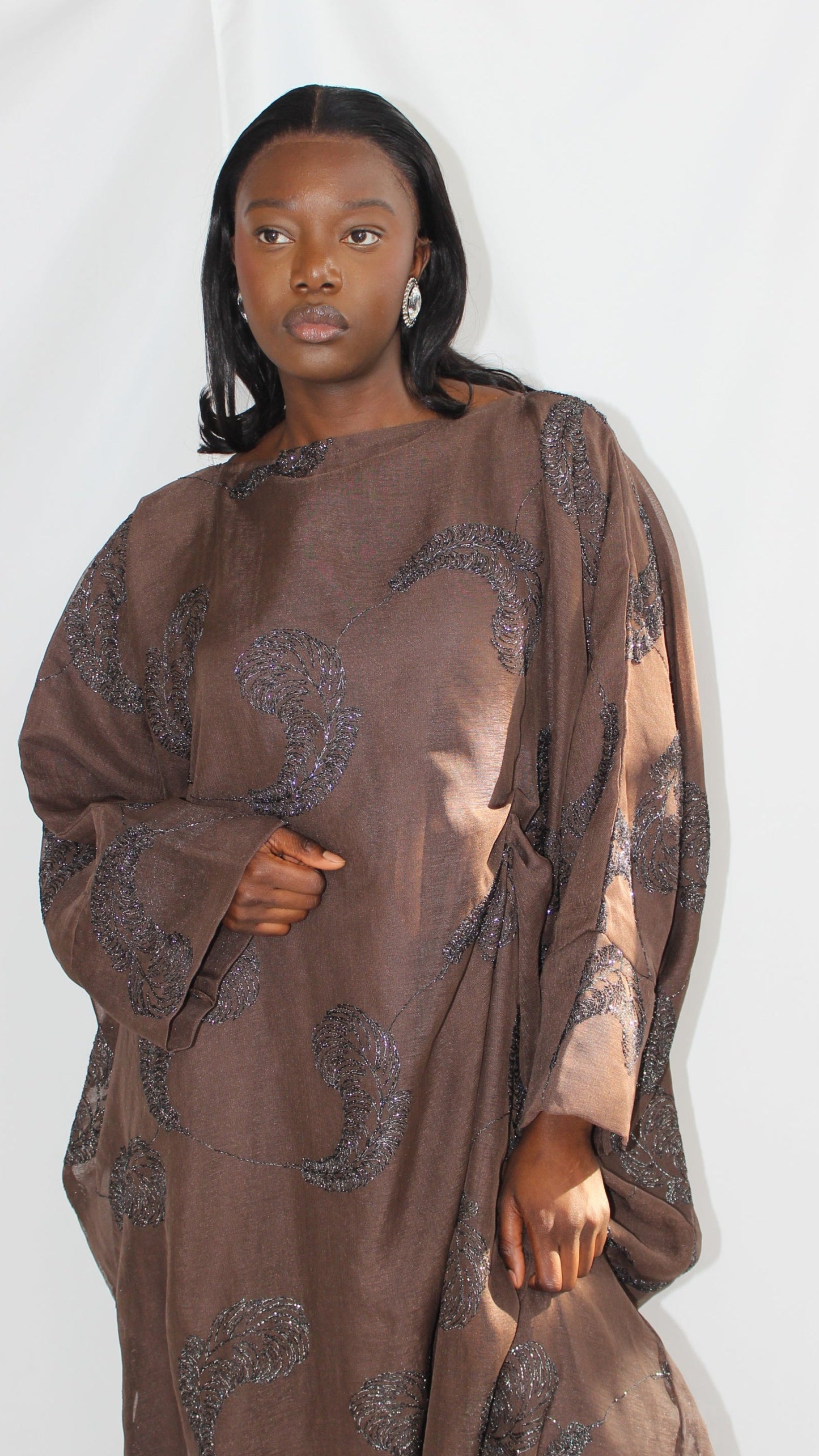 Kalisa Dress in Brown