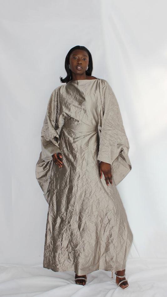 Azina Oversized Dress in Stone