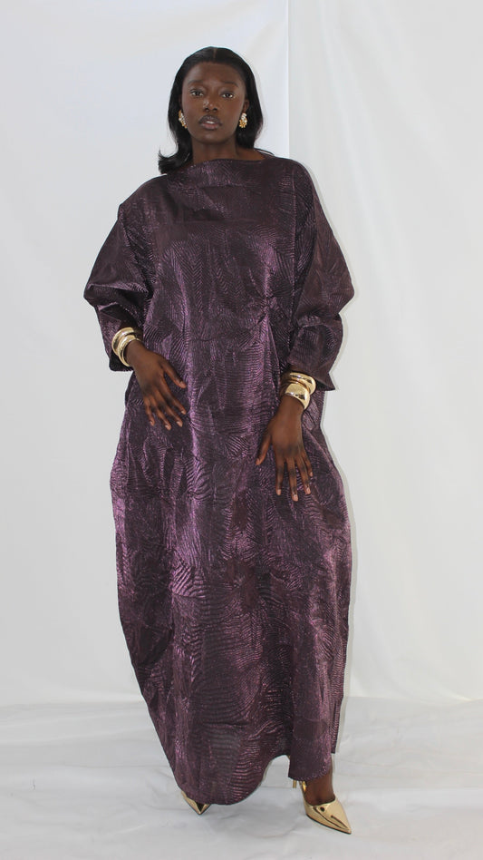 Nene Dress in Lilac Purple With Matching Hijab/Scarf