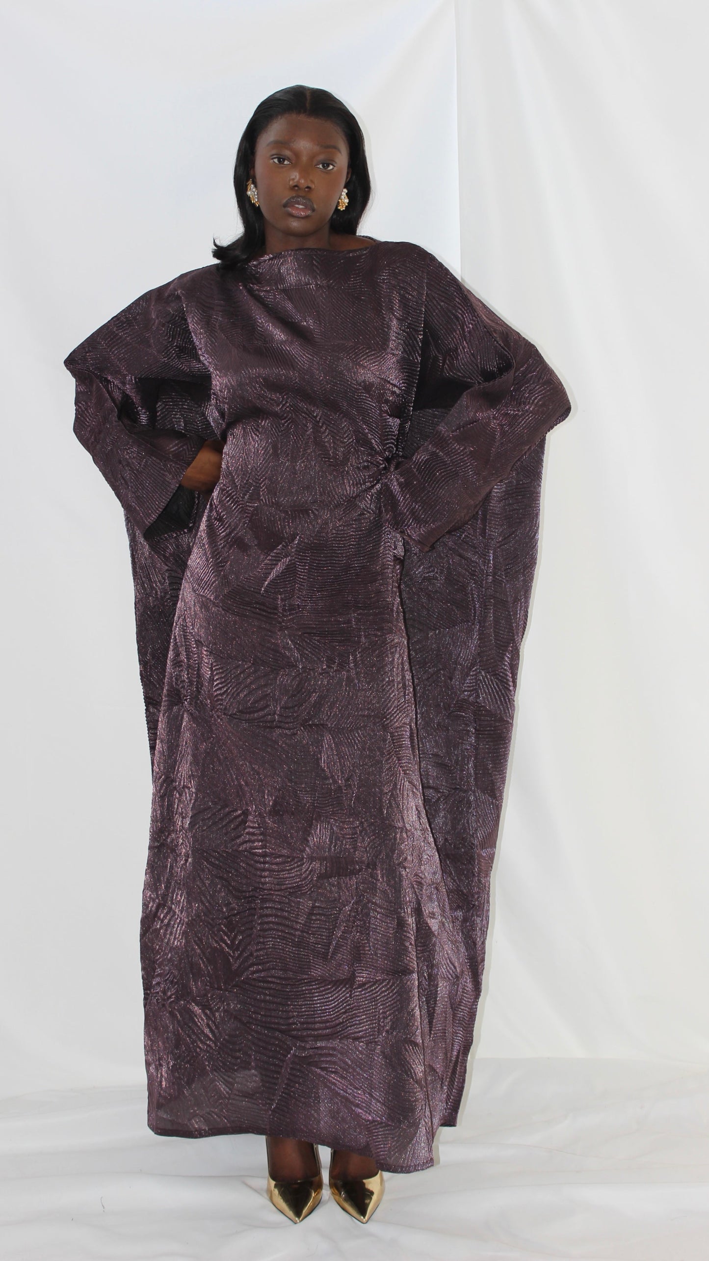Nene Dress in Lilac Purple With Matching Hijab/Scarf