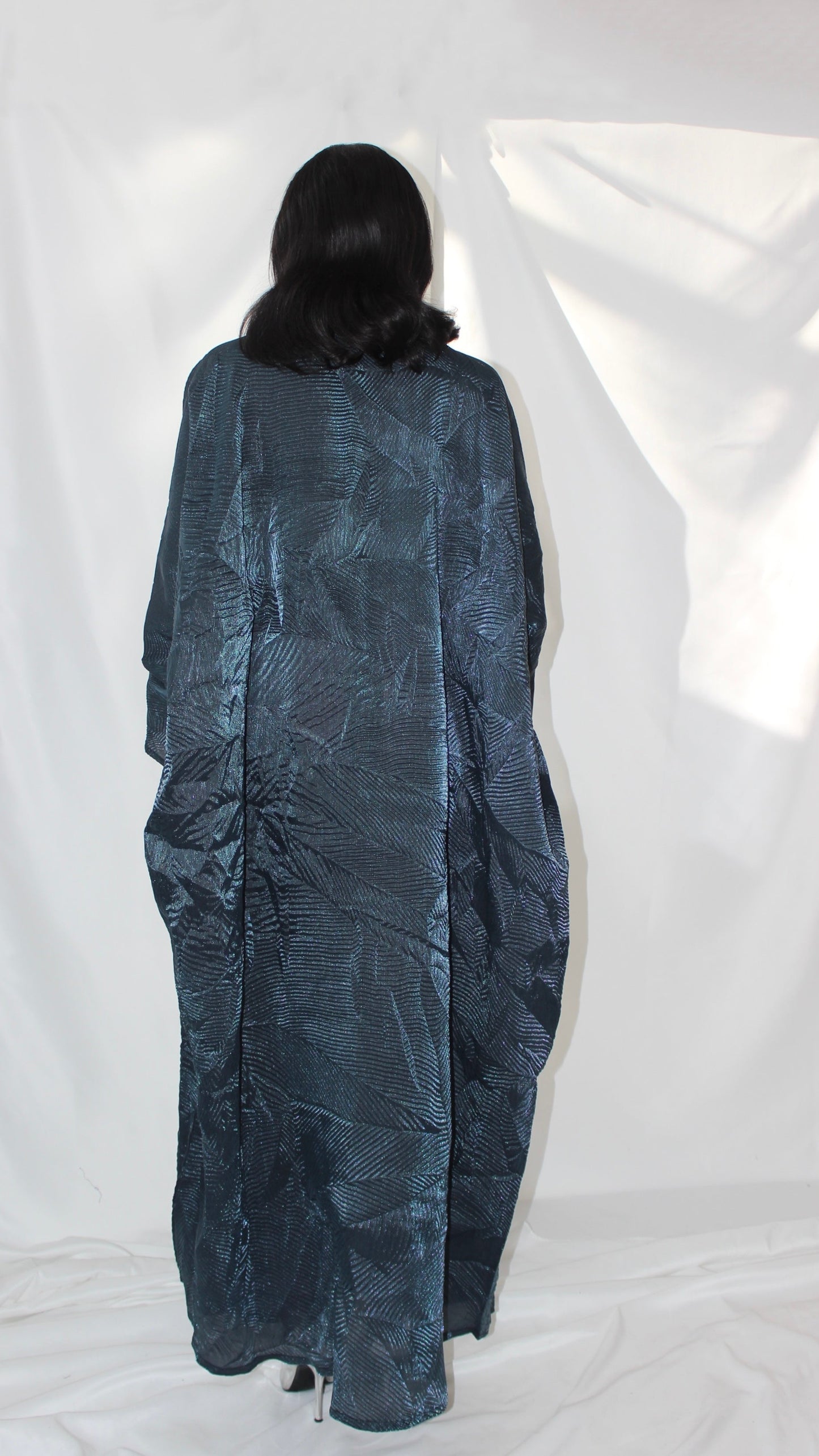 Nene Dress in Teal Blue With Matching Hijab/Scarf