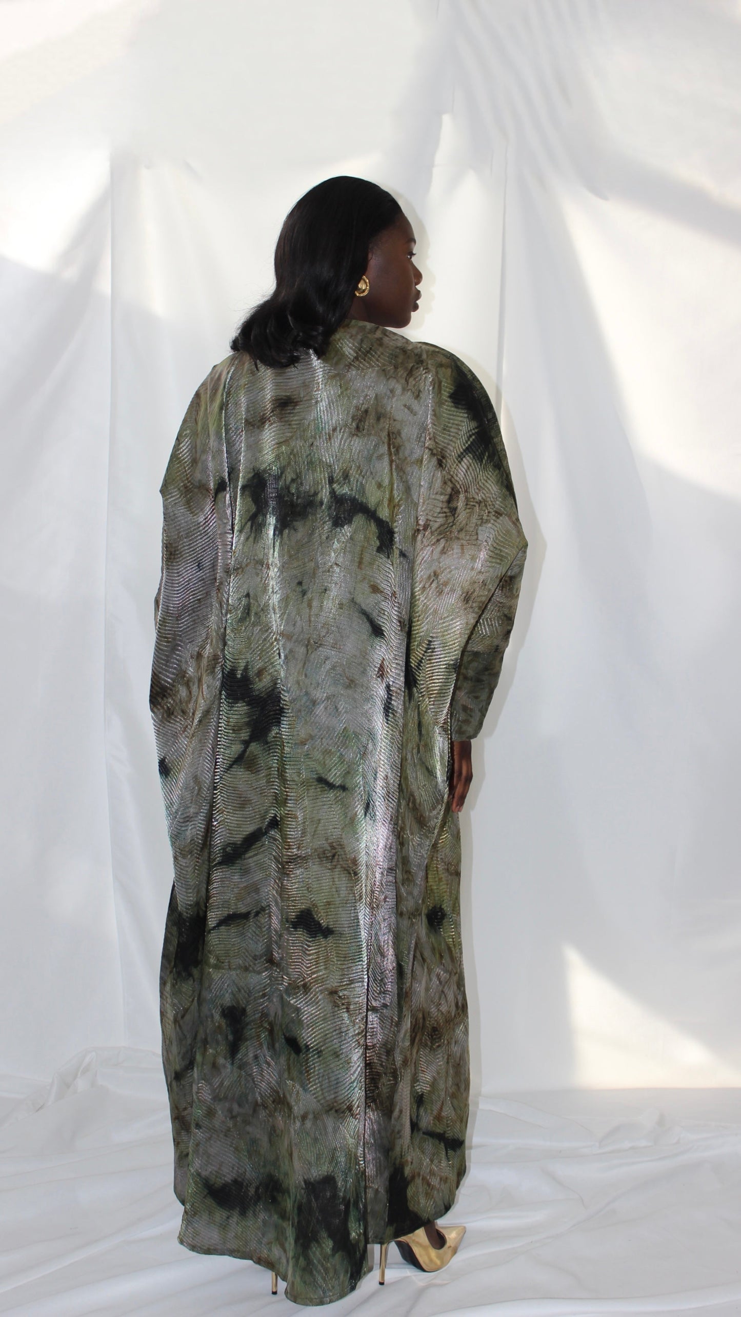 Zyva Dress in Green With Matching Hijab/Scarf