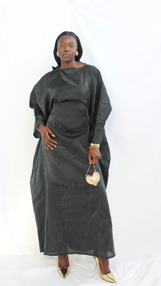 Nene Dress in Dark Green With Matching Hijab/Scarf