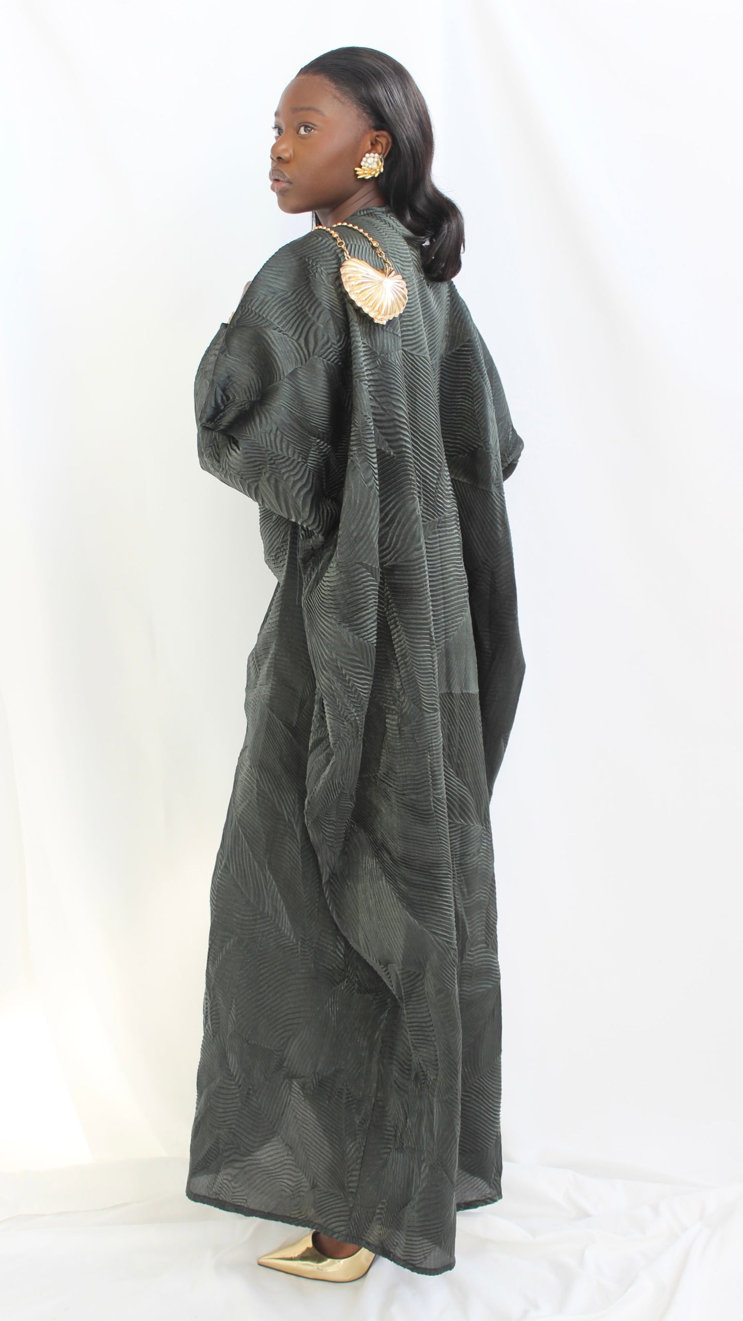 Nene Dress in Dark Green With Matching Hijab/Scarf