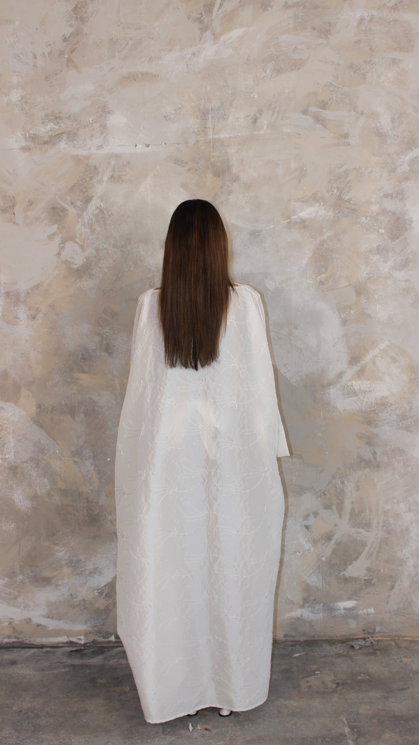 Sample piece at a sample price - Sai Kaftan Style Dress in White