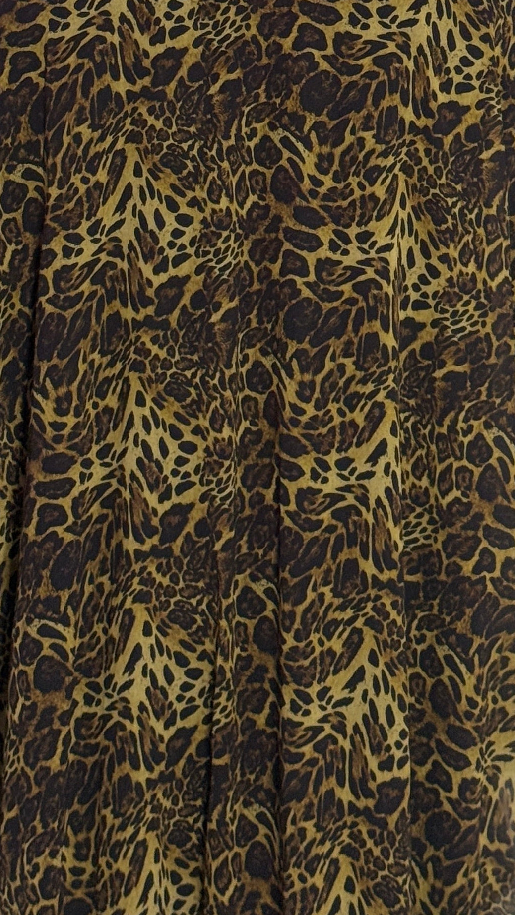 Aliya Prints - Leopard Print (Yellow Tone) Abaya and Scarf Set